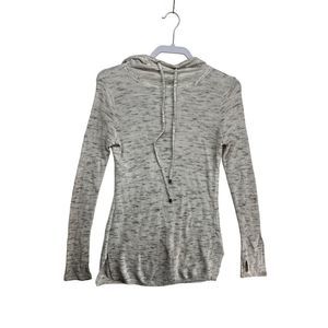 Anthropologie Gray Off-the-Shoulder Sweater